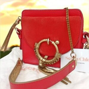 See By Chloé Joan Camera Suede/Leather Crossbody Bag 😍❤️🔥